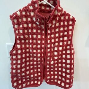 Red and White Checkered Vest